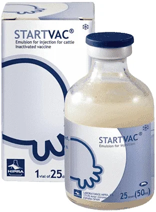Startvac — صورة عبوة المنتج البيطري