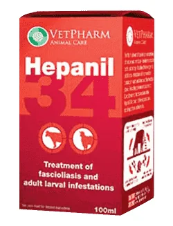 Hepanil 34 — صورة عبوة المنتج البيطري