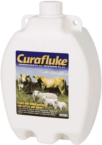Curafluke 5% — صورة عبوة المنتج البيطري