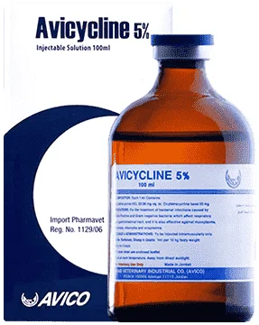Avicycline 5% — صورة عبوة المنتج البيطري