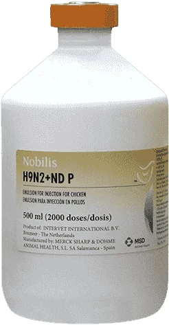 Nobilis H9N2+ND P — صورة عبوة المنتج البيطري