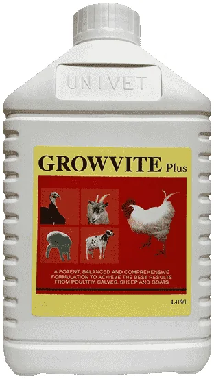 Growvite plus — صورة عبوة المنتج البيطري