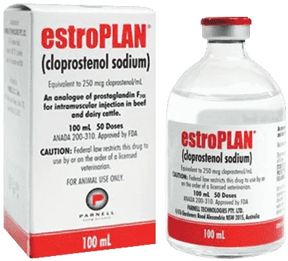Estroplan — صورة عبوة المنتج البيطري