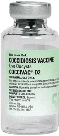 Coccivac-D2 — صورة عبوة المنتج البيطري