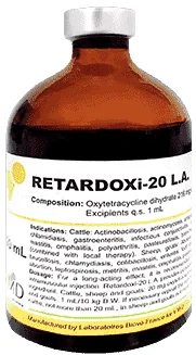 Retardoxi 20 LA — صورة عبوة المنتج البيطري