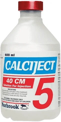 Calciject — صورة عبوة المنتج البيطري