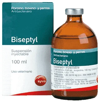 Biseptyl — صورة عبوة المنتج البيطري