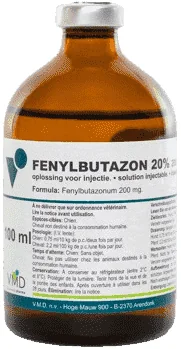 Fenylbutazone 20% — صورة عبوة المنتج البيطري