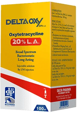 Delta Oxy 20% LA — صورة عبوة المنتج البيطري