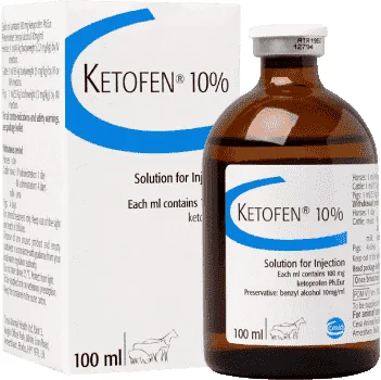 Ketofen 10% — صورة عبوة المنتج البيطري