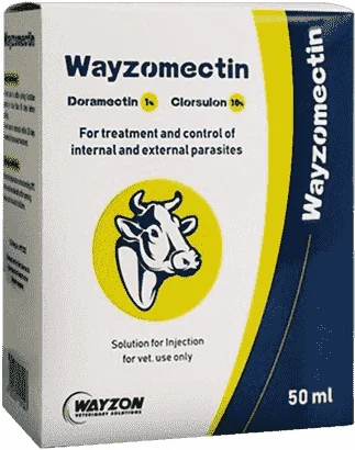 Wayzomectin — صورة عبوة المنتج البيطري