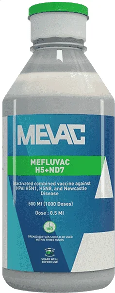Mefluvac H5 + ND7 — صورة عبوة المنتج البيطري