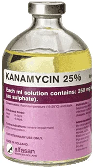 Kanamycin 25% — صورة عبوة المنتج البيطري