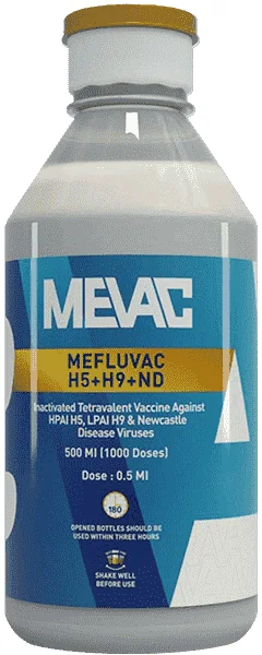 Mefluvac H5 + H9 + ND7 — صورة عبوة المنتج البيطري