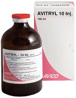 Avitryl 10% — صورة عبوة المنتج البيطري