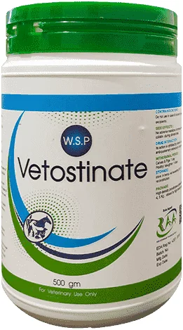 Vetostinate — صورة عبوة المنتج البيطري