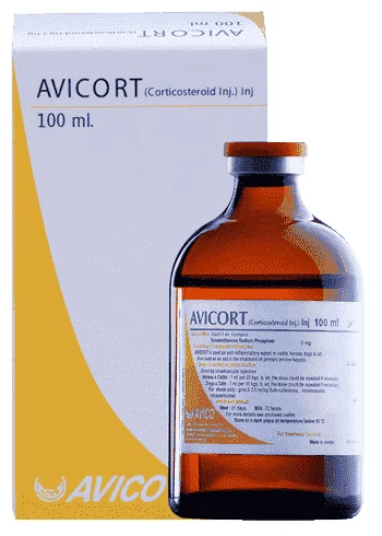Avicort — صورة عبوة المنتج البيطري