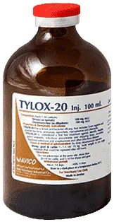 Tylox 20 — صورة عبوة المنتج البيطري