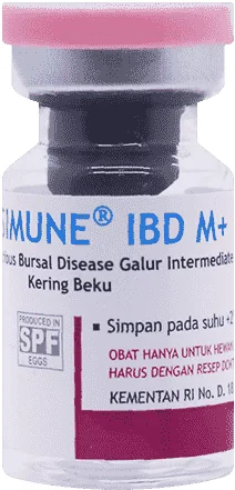 Vaksimune IBD M+ — صورة عبوة المنتج البيطري