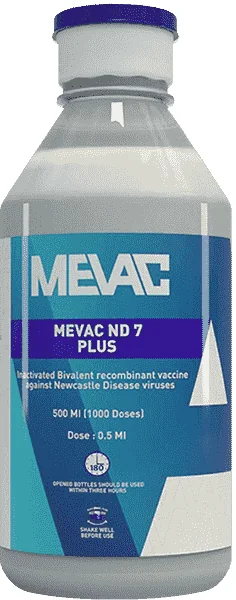 Mevac ND7 Plus — صورة عبوة المنتج البيطري