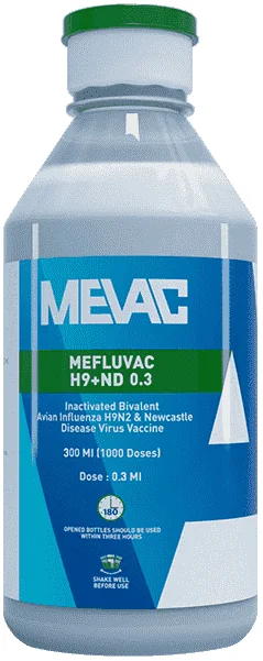 Mefluvac H9+ND 0.3 — صورة عبوة المنتج البيطري