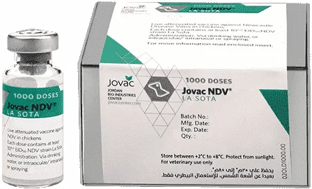 Jovac NDV La Sota — صورة عبوة المنتج البيطري