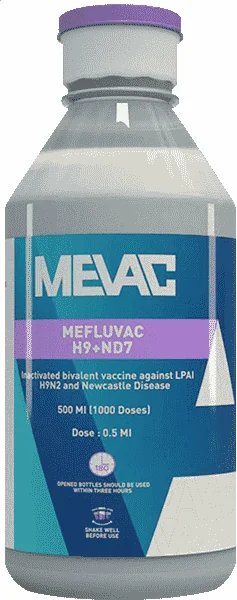 Mefluvac H9 + ND7 — صورة عبوة المنتج البيطري