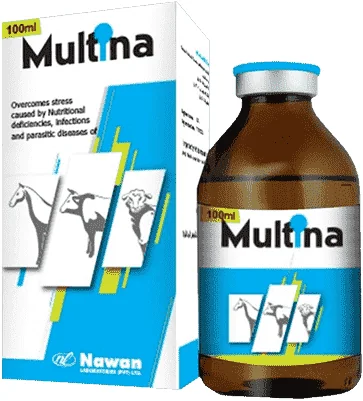 Multina — صورة عبوة المنتج البيطري