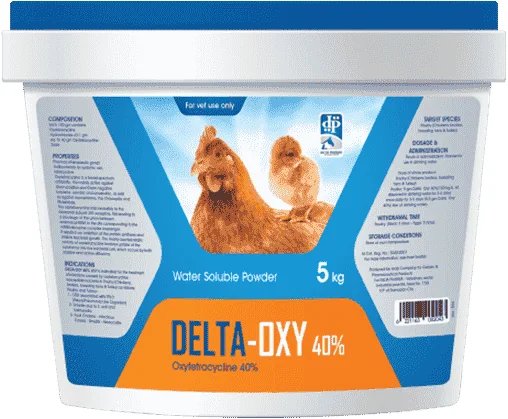 Delta Oxy 40% — صورة عبوة المنتج البيطري