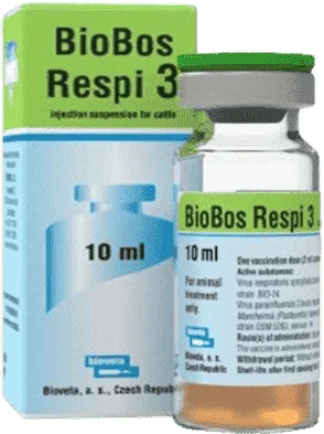 BioBos Respi 3 — صورة عبوة المنتج البيطري