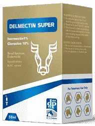 Delmectin super — صورة عبوة المنتج البيطري