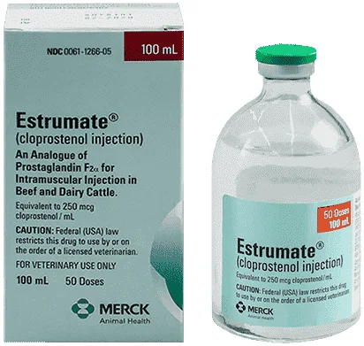 Estrumate — صورة عبوة المنتج البيطري