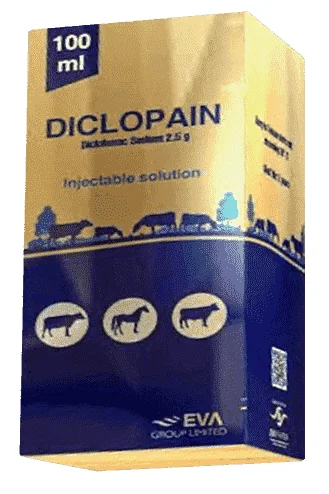 Diclopain 2.5% — صورة عبوة المنتج البيطري