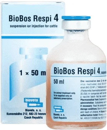 BioBos Respi 4 — صورة عبوة المنتج البيطري