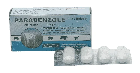 Parabenzole Bolus — صورة عبوة المنتج البيطري