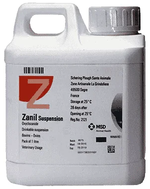 Zanil — صورة عبوة المنتج البيطري