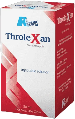 Throlexan — صورة عبوة المنتج البيطري