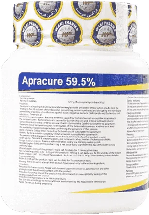 Apracure 59.5 % — صورة عبوة المنتج البيطري