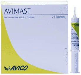 Avimast — صورة عبوة المنتج البيطري