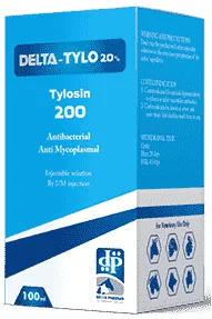 Delta Tylo 20% — صورة عبوة المنتج البيطري