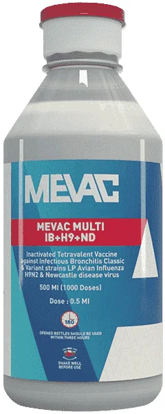 Mevac MULTI IB + H9 + ND — صورة عبوة المنتج البيطري