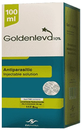 Goldenleva 10% — صورة عبوة المنتج البيطري