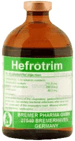 Hefrotrim — صورة عبوة المنتج البيطري