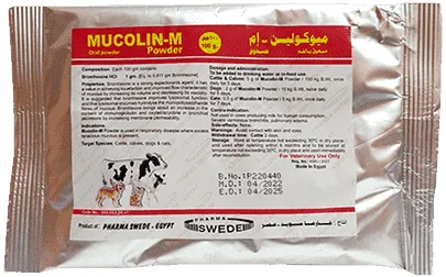 Mucolin-M — صورة عبوة المنتج البيطري