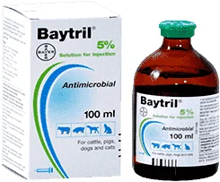 Baytril 5% — صورة عبوة المنتج البيطري