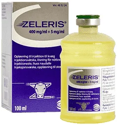 Zeleris — صورة عبوة المنتج البيطري