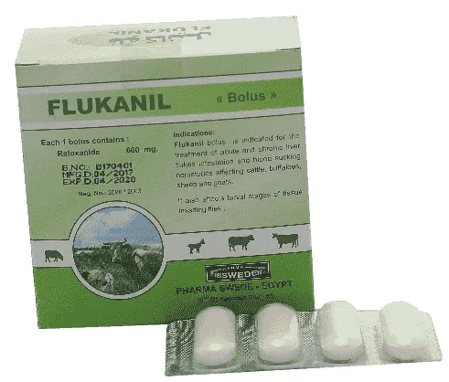 Flukanil Bolus — صورة عبوة المنتج البيطري