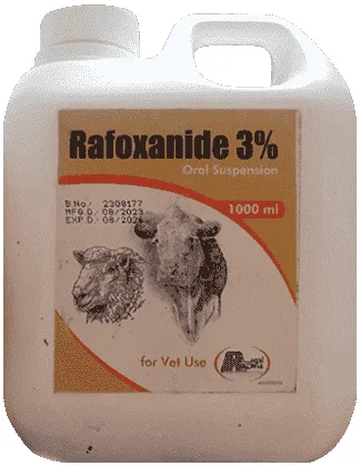 Rafoxanide 3% — صورة عبوة المنتج البيطري
