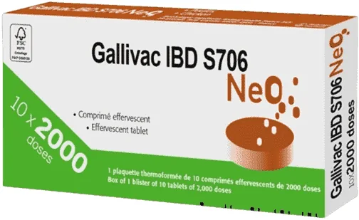 Gallivac IBD S706 — صورة عبوة المنتج البيطري