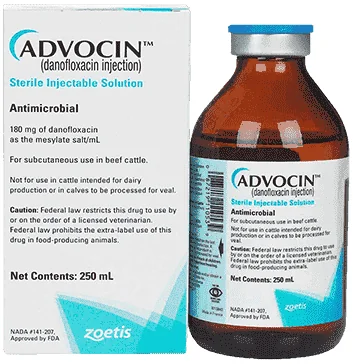 Advocin — صورة عبوة المنتج البيطري